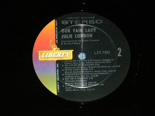 画像: JULIE LONDON - OUR FAIR LADY (MINT-/Ex+++ ) / 1965 US ORIGINAL STEREO Used LP with Outer Shrink wrap 