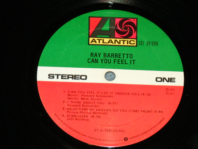 画像: RAY BARRETTO ( Percussionist : Latin Fusion / Funky Jazz )  - CAN YOU FEEL IT   ( Ex++/Ex++  / 1978 US AMERICA ORIGINAL  Used  LP 