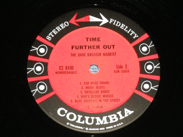 画像: DAVE BRUBECK QUARTET -  TIME FURTHER OUT  ( Ex/MINT- ) / 1961 US ORIGINAL 6 EYES Label STEREO Used LP 