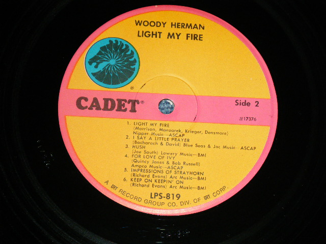 画像: WOODY HERMAN - LIGHT MY FIRE / 1969 US AMERICA ORIGINAL LP 