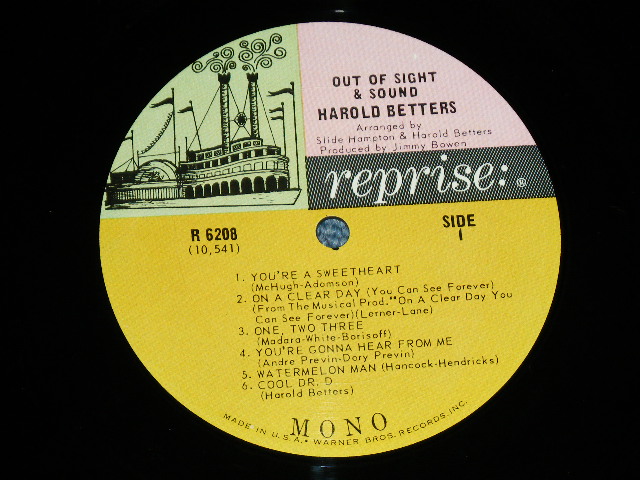 画像: HAROLD BETTERS - OUT OF SIGHT & SOUND  / 1966 US AMERICA ORIGINAL MONO  Used  LP 