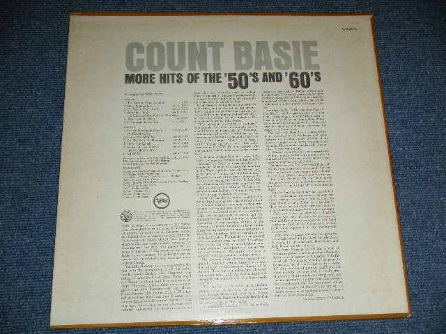 画像: COUNT BASIE - MORE HITS OF THE '50's AND '60's ( Ex++/Ex+++ Looks: MINT- )/ 1963 US AMERICA  ORIGINAL  STEREO Used  LP 