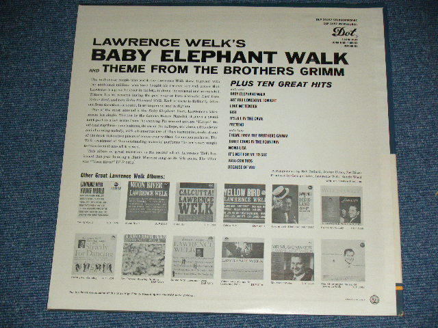 画像: LAWRENCE WELK - BABY ELEPHANT WALK /  1962 US AMERICA ORIGINAL  STEREO Used LP