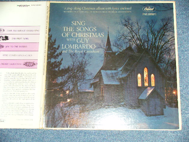 画像: GUY LOMBARDO and The ROYAL CANADIANS - SING THE SONGS OF CHRISTMAS with /  1960 US AMERICA ORIGINAL  "CAPITOL LOGO on LEFT" Label MONO Used LP
