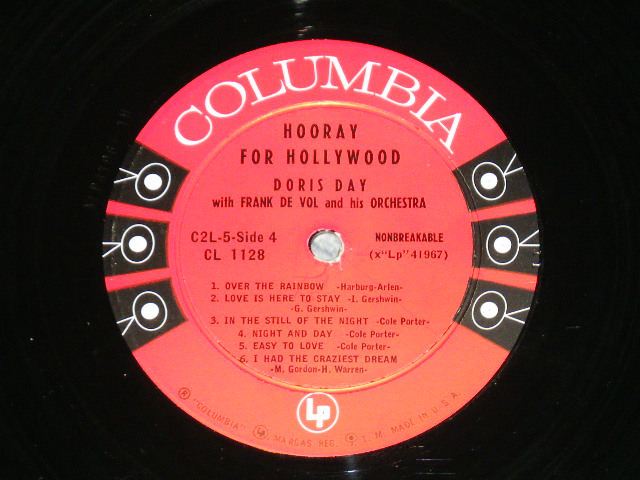 画像: DORIS DAY - HOORAY FOR HOLLYWOOD ( Ex+++/Ex+++ ) / 1959 US ORIGINAL 6 EYES Label Mono Used 2-LP