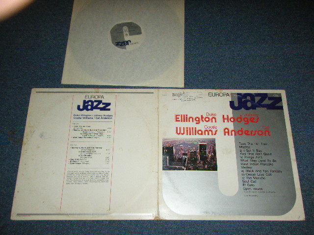 画像1: DUKE ELLINGTON +JOHNNY HODGES +COOTIE WILLIAMS +CAT ANDERSON -  EUROPA JAZZ( VG+++/Ex++ ) / 1981 ITALY ITALIA ORIGINAL Used LP 