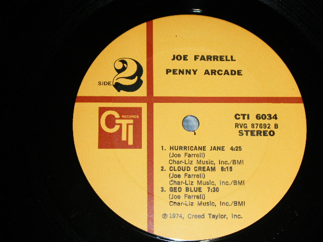 画像: JOE FARRELL - PENNY ARCADE ( MINT-/MINT- ) /  1974 US AMERICA ORIGINAL Used LP