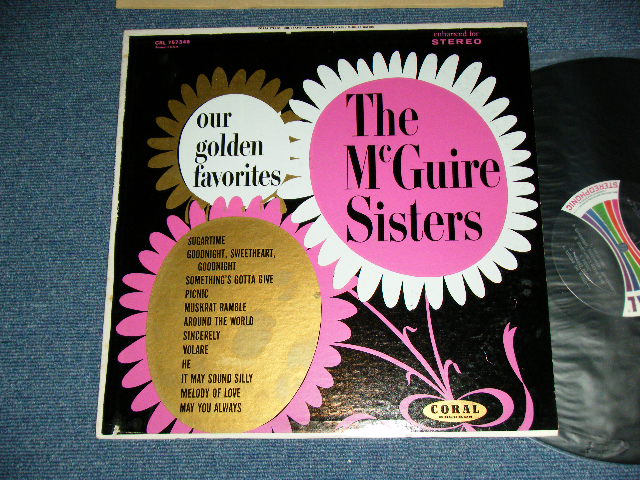 画像1: THE McGUIRE SISTERS - OUR GOLDEN FAVORITES ( Ex+/Ex++ )  / 1960  US ORIGINAL STEREO Used LP