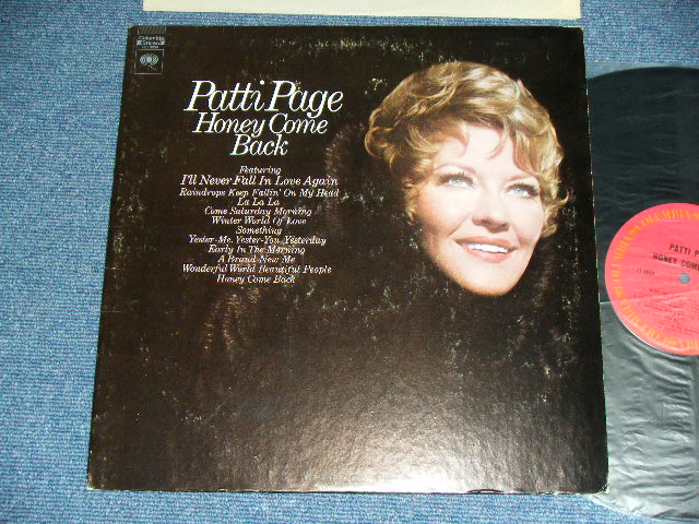 画像1: PATTI PAGE - HONEY COME NACK (Ex-/Ex++,Ex+++ )   / 1970 US ORIGINAL 2nd Press Label Used  LP 