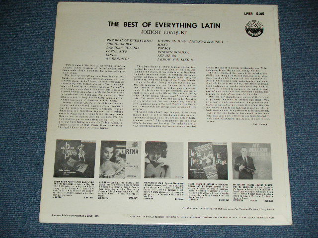 画像: JOHNNY CONQUET his Piano and Orchestra - THE BEST OF EVERYTHING LATIN  (Ex++/Ex+++ )  / 1960 US ORIGINAL MONO Used LP
