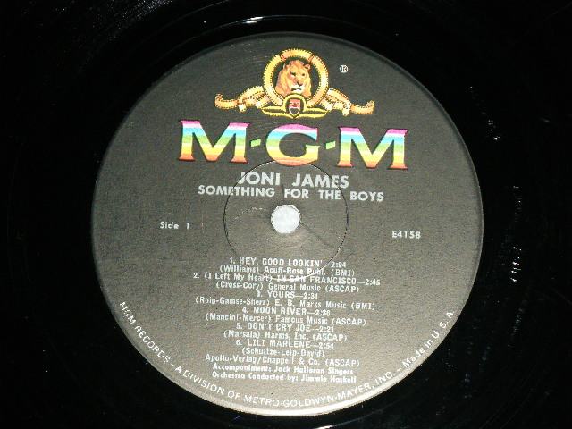 画像: JONI JAMES - SING SOMETHING FOR THE BOYS ( Ex++/Ex ) / 1963 US ORIGINAL "With PROMO SEALon FRONT Cover"  MONO LP