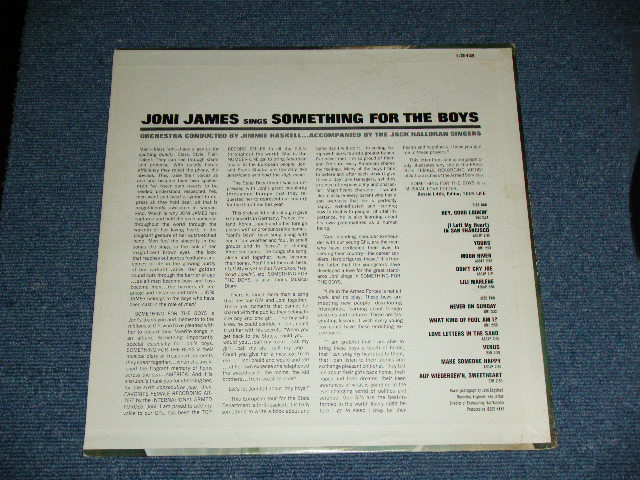 画像: JONI JAMES - SING SOMETHING FOR THE BOYS ( Ex++/Ex ) / 1963 US ORIGINAL "With PROMO SEALon FRONT Cover"  MONO LP