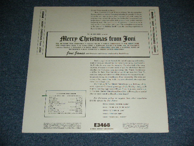 画像: JONI JAMES - MERRY CHRISTMAS FROM JONI   ( Ex++/Ex++,A-6:VG+++ ) / 1960 US America 2nd Press BLACK LABEL MONO Used  LP