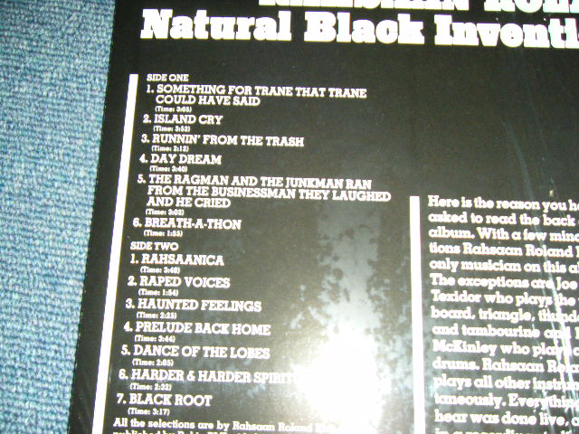 画像: RAHSAAN ROLAND KIRK - NATURAL BLACK INVENTIONS : ROOT STRATA / 1990's US AMERICA Reissue Brand New SEALED LP