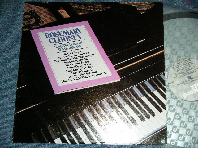画像1: ROSEMARY CLOONEY - SINGS THE LILICS OF IRA GERSHWIN ( Ex++/MINT- ) / 1980 US AMERICA ORIGINAL Used LP
