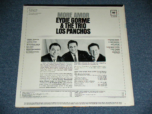 画像: EYDIE GORME & TRIO LOS PANCHOS - MORE AMOR ( Ex+/Ex++ )  / 1965 US AMERICA ORIGINAL "2 EYS" Label  MONO Used LP