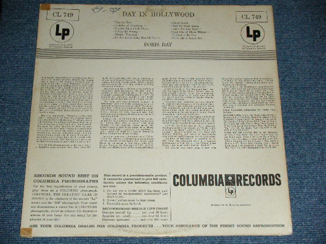 画像: DORIS DAY -  DAY IN HOLLYWOOD ( Ex+,Ex/Ex++ Looks:Ex+)   / 1956 US ORIGINAL "6 EYES Label" Mono Used LP