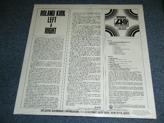 画像: RAHSAAN ROLAND KIRK - LEFT & RIGHT  / 1990's US AMERICA Reissue Brand New SEALED LP