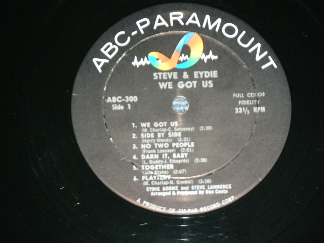 画像: STEVE LAWRENCE and  EYDIE GORME  - WE GOT US (MINT-/Ex+++ Looks:Ex++) / 1960 US AMERICA ORIGINAL MONO Used LP