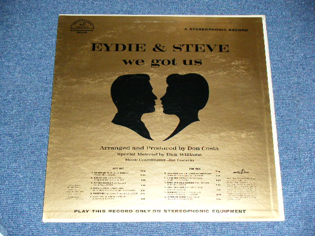 画像: STEVE LAWRENCE and  EYDIE GORME  - WE GOT US ( Ex+++,Ex+/Ex+++ ) / 1960 US AMERICA ORIGINAL STEREO  Used LP