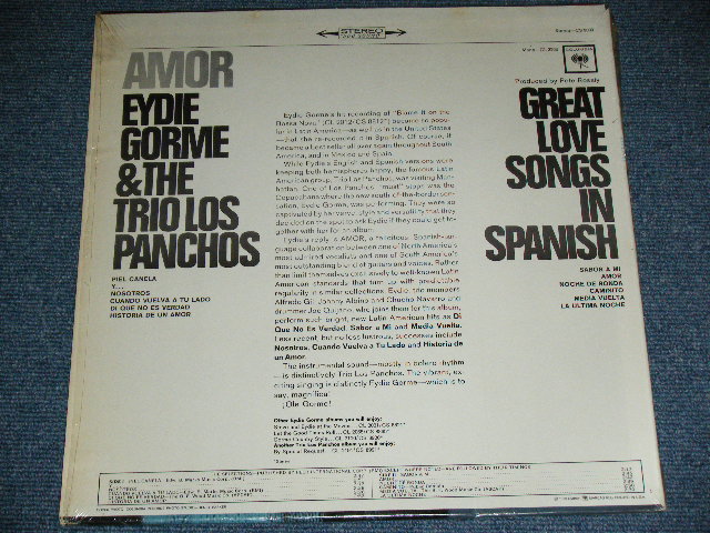 画像: EYDIE GORME & TRIO LOS PANCHOS -  AMOR ( Ex+++/Ex+++ )  / 1964 US AMERICA ORIGINAL "360 SOUND" Label STEREO Used LP