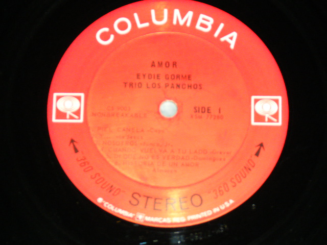 画像: EYDIE GORME & TRIO LOS PANCHOS -  AMOR ( Ex+++/Ex+++ )  / 1964 US AMERICA ORIGINAL "360 SOUND" Label STEREO Used LP