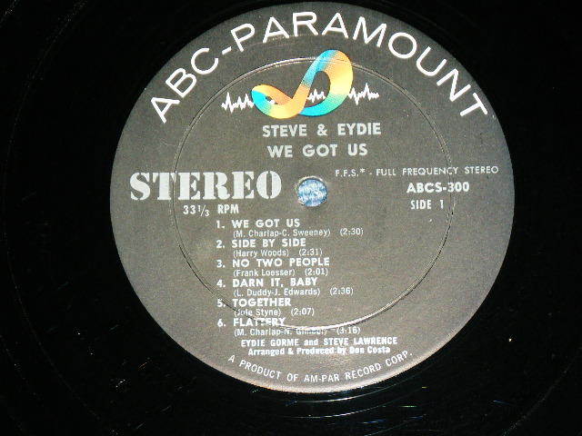 画像: STEVE LAWRENCE and  EYDIE GORME  - WE GOT US ( Ex+++,Ex+/Ex+++ ) / 1960 US AMERICA ORIGINAL STEREO  Used LP