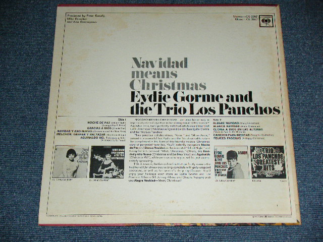 画像: EYDIE GORME - NAVIDAD MEANS CHRISTMAS ( Ex++/MINT- ) / 1966 US ORIGINAL'White Label PROMO' & "2 EYES Label "  MONO Used LP