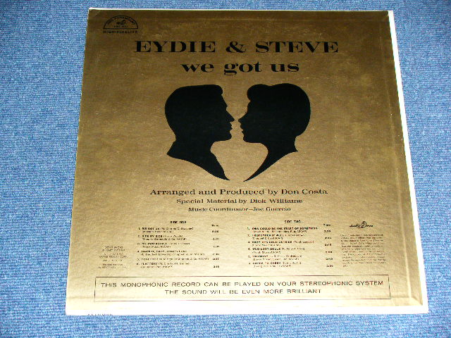 画像: STEVE LAWRENCE and  EYDIE GORME  - WE GOT US (MINT-/Ex+++ Looks:Ex++) / 1960 US AMERICA ORIGINAL MONO Used LP