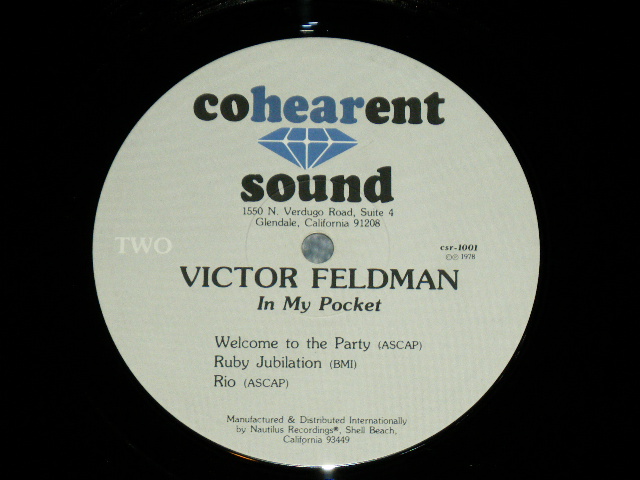 画像: VICTOR FELDMAN -  IN MY POCKET  / 1977 US AMERICA ORIGINAL Used LP