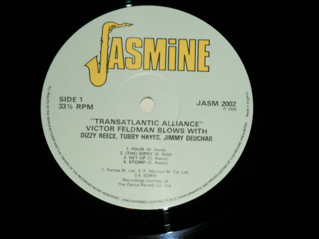 画像: VICTOR FELDMAN -  TRANSATLANTIC ALLIANCE   / 1980's UK ENGLAND REISSUE Used LP 