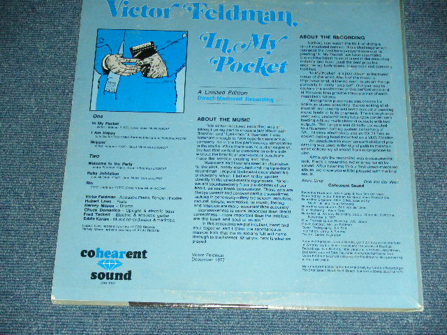 画像: VICTOR FELDMAN -  IN MY POCKET  / 1977 US AMERICA ORIGINAL Used LP