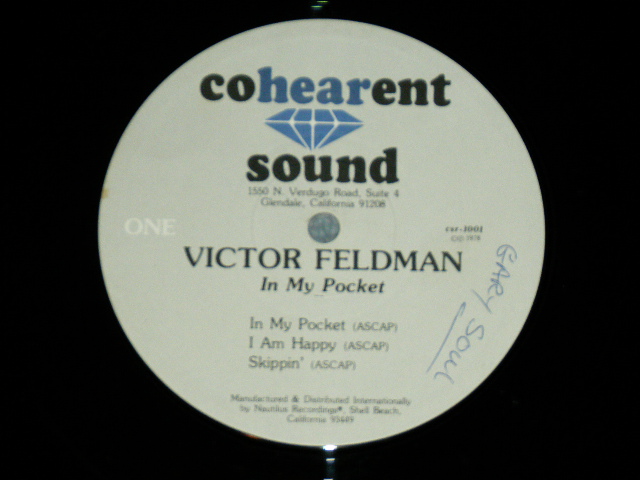 画像: VICTOR FELDMAN -  IN MY POCKET  / 1977 US AMERICA ORIGINAL Used LP