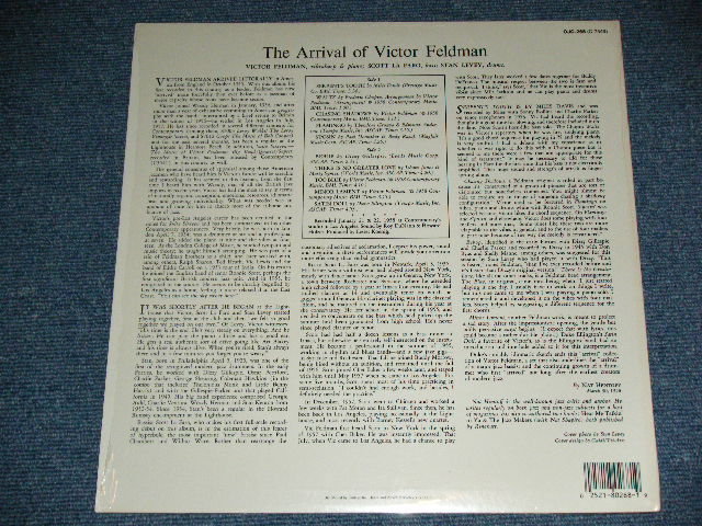 画像: VICTOR FELDMAN -  THE ARRIVAL OF / 1986 US AMERICA  REISSUE Used LP  