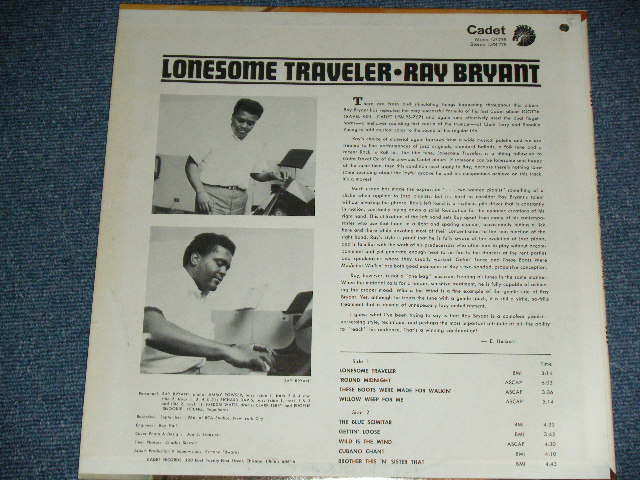 画像: RAY BRYANT - LONESOME TRAVELER  ( FUNKY & SOUL JAZZ:RARE GROOVE)  / 1966 US AMERICA ORIGINAL  MONO Used LP 