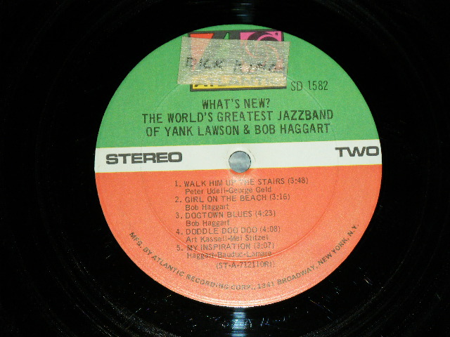 画像: YANK LAWSON & BOB HAGGART - WHAT'S NEW? : THE WORLD'S GREATEST JAZZ BAND ( NEW ORLEANS DIXIELAND JAZZ)  / 1971 US AMERICA ORIGINAL Used LP