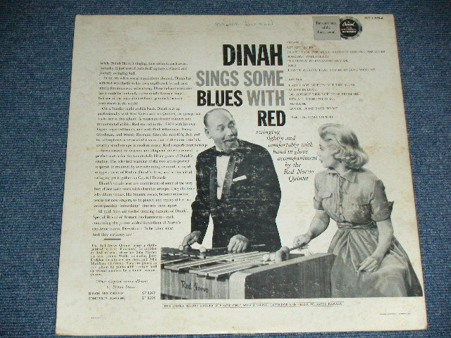 画像: DINAH SHORE with the RED NORVO Quintet - DINAH SINGS SOME BLUES WITH RED ( Ex+,Ex/Ex++,Looks:Ex+++) / 1960 US AMERICA ORIGINAL STEREO Used LP 