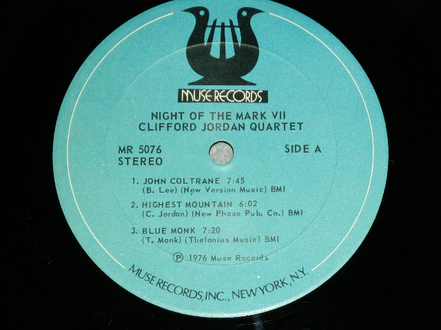 画像: CLIFFORD JORDAN QUARTET - NIGHT OF THE MARK 7  / 1975 US AMERICA ORIGINAL Used LP 