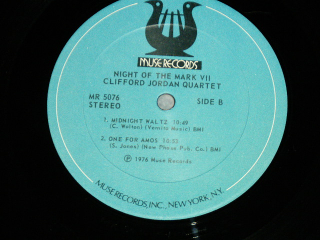 画像: CLIFFORD JORDAN QUARTET - NIGHT OF THE MARK 7  / 1975 US AMERICA ORIGINAL Used LP 