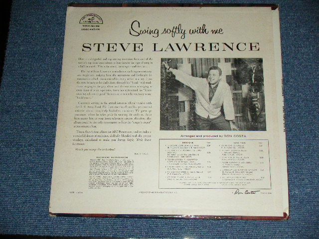 画像: STEVE LAWRENCE - SWING SOFTLY WITH ME ( Ex++/Ex++ ) / 1959 US AMERICA ORIGINAL STEREO  Used LP