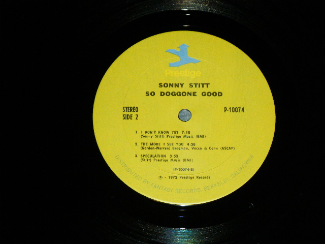 画像: SONNY STITT - SO DOGGONE GOOD  / 1974 US AMERICA ORIGINAL Used LP 
