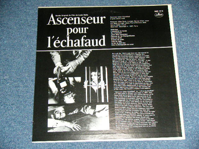 画像: MILES DAVIS QUINTET : ost  - ASCENSEUR POUR L'ECHAFAUD  (Ex+++/MINT- )/ 1960's  US ORIGINAL RED Label  Used LP 