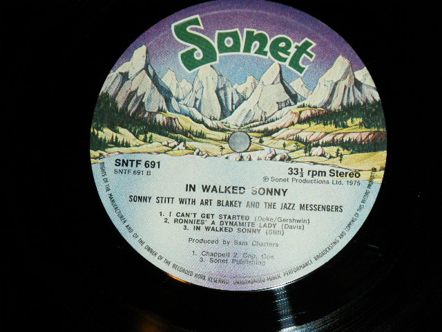 画像: SONNY STITT with ART BLAKEY and the JAZZ MESSENGERS  - IN WALKED SONNY  / 1975 UK ENGLAND  ORIGINAL Used LP 