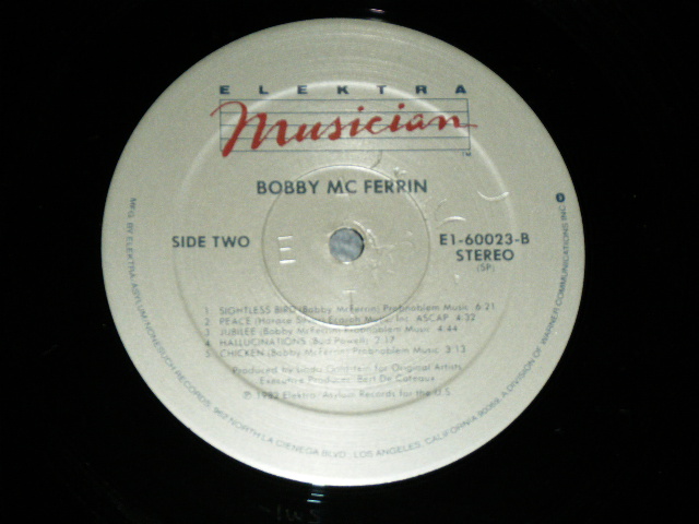 画像: BOBBY McFERRIN with VICTOR FELDMAN  - BOBBY McFERRIN  / 1982 US AMERICA ORIGINAL Used  LP  