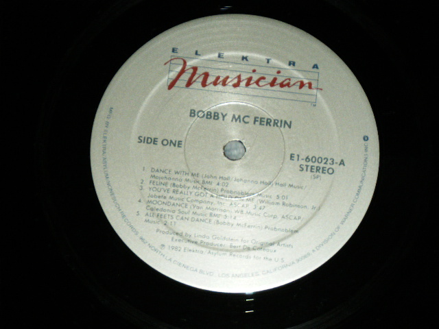 画像: BOBBY McFERRIN with VICTOR FELDMAN  - BOBBY McFERRIN  / 1982 US AMERICA ORIGINAL Used  LP  