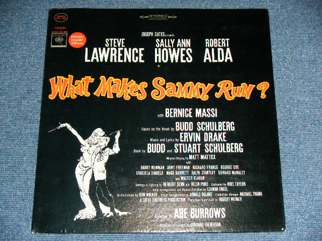 画像: Original Broadway Cast ( with STEVE LAWRENCE & SALLY ANN HOWES & ROBERT ALDA ) - WHAT MAKES SAMMY RUN?  / 1964 US AMERICA ORIGINAL 'With BOOKLET' + 'PROMO STAMP' & '360 SOUND Label"　STEREO  Used LP 