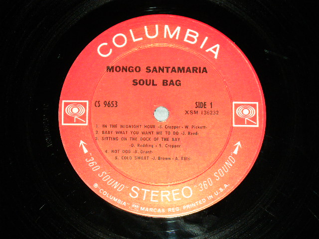 画像: MONGO SANTAMARIA - SOUL BAG ( Ex++/Ex+++ ) / 1968 US America Original '360 Sound Label' STEREO Used  LP