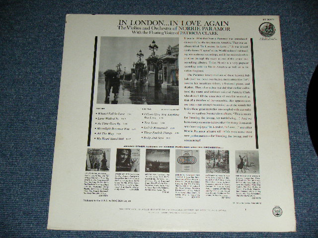 画像: NORRIE PARAMOR - IN LONDON...IN LOVE AGAIN (Ex+++/Ex+++) / 1964 US ORIGINAL 'BLACK with RAINBOW Band Label' STEREO  LP  