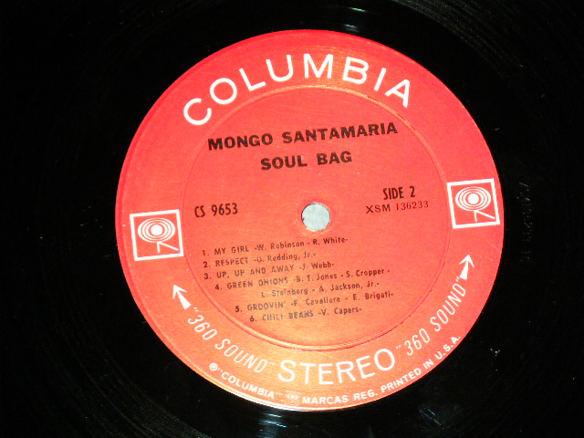 画像: MONGO SANTAMARIA - SOUL BAG ( Ex++/Ex+++ ) / 1968 US America Original '360 Sound Label' STEREO Used  LP