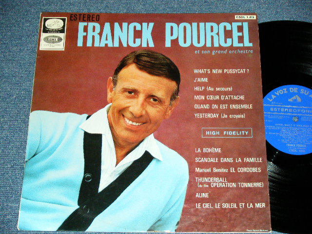 画像1: FRANK POURCEL - AMOR, BAILEY VIOLINES NO.4 ( Ex++/Ex+++ ) / 1966 SPAIN  ORIGINAL Used  LP  